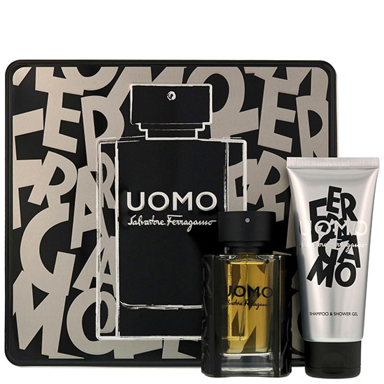 Salvatore Ferragamo Uomo Eau De Toilette Spray Gift Set 50ml