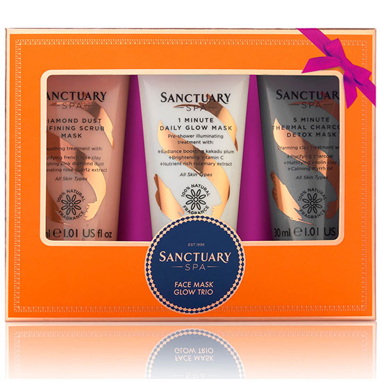 Sanctuary Spa Facemask Glow Trio