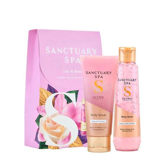 Sanctuary Spa Lily & Rose Pampering Bodycare Duo Gift Set