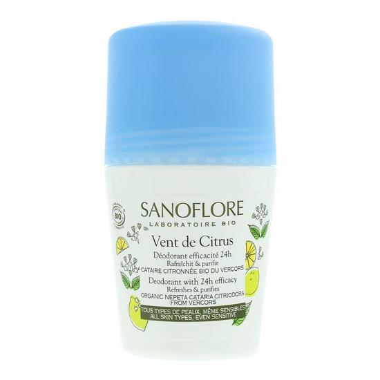 Sanoflore 24h Citrus Deodorant Roll-On 50ml