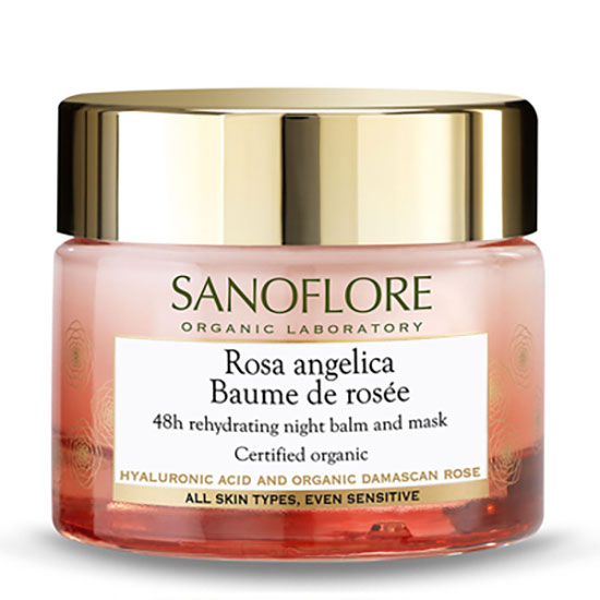 Sanoflore Rosa Angelica Baume De Rosee Regenerating Night Balm 50ml