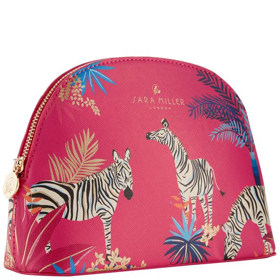 Sara Miller Accessories Medium Cosmetic Bag Red Tahiti