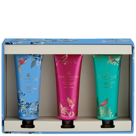 Sara Miller Mini Hand Creams Trio In Gift Box 30ml