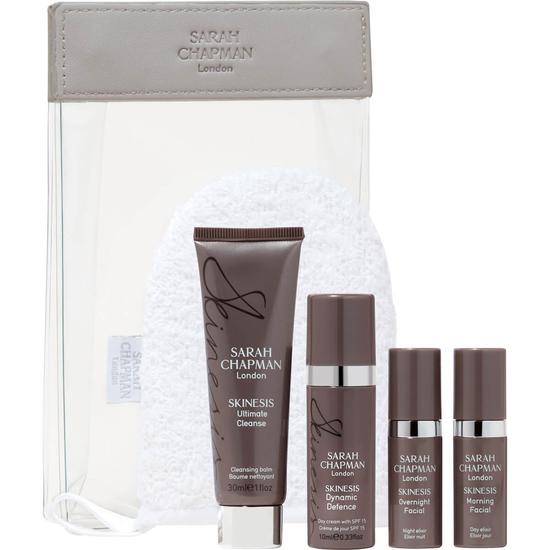 Sarah Chapman Skinesis The Elixir Collection Gift Set Cleanse + Moisturise + Plump + Hydrate