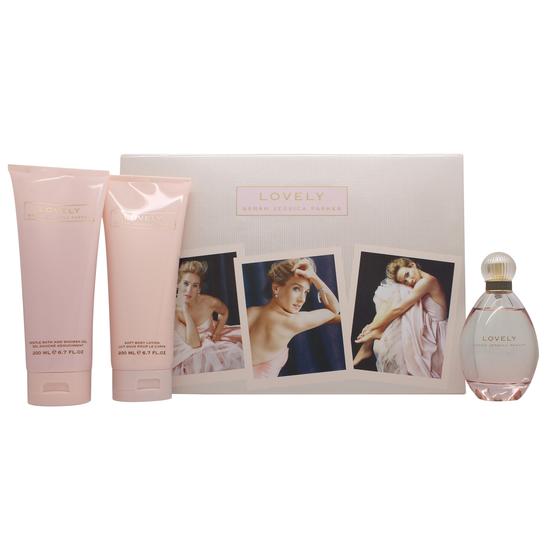 Sarah Jessica Parker Lovely Gift Set 100ml Eau De Parfum + 15ml Eau De Parfum