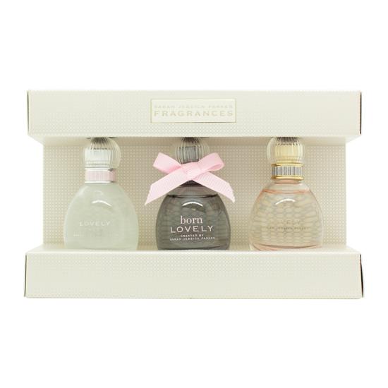 Sarah Jessica Parker Lovely Gift Set 10ml Lovely Sheer Eau De Parfum + 10ml Born Lovely Eau De Parfum + 10ml Lovely Eau De Parfum