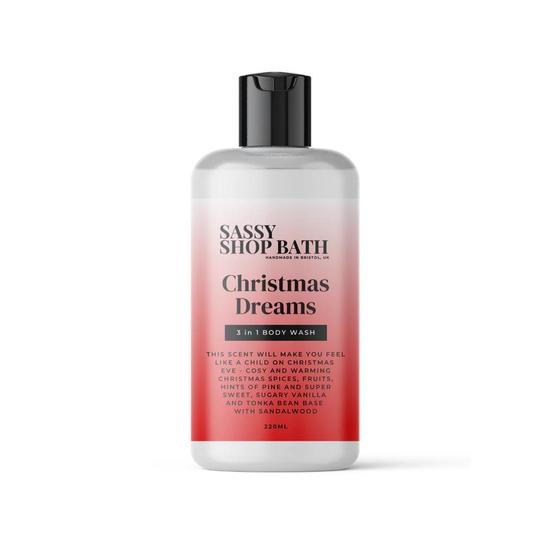 Sassy Shop Wax Sassy Shop Bath 3 In 1 Wash Christmas Dreams 220ml