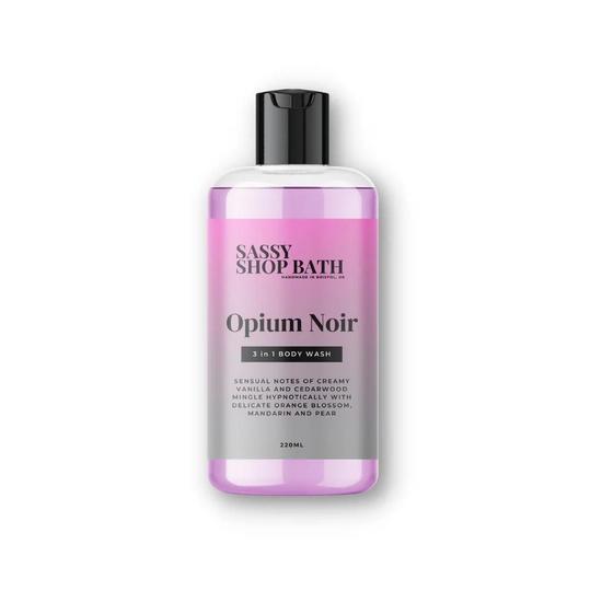 Sassy Shop Wax Sassy Shop Bath 3 In 1 Wash Opium Noir 220ml