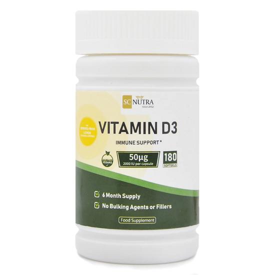 SC Nutra Vegan Vitamin D3 Softgels