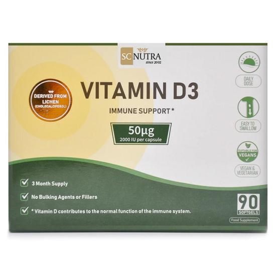 SC Nutra Vegan Vitamin D3 Softgels