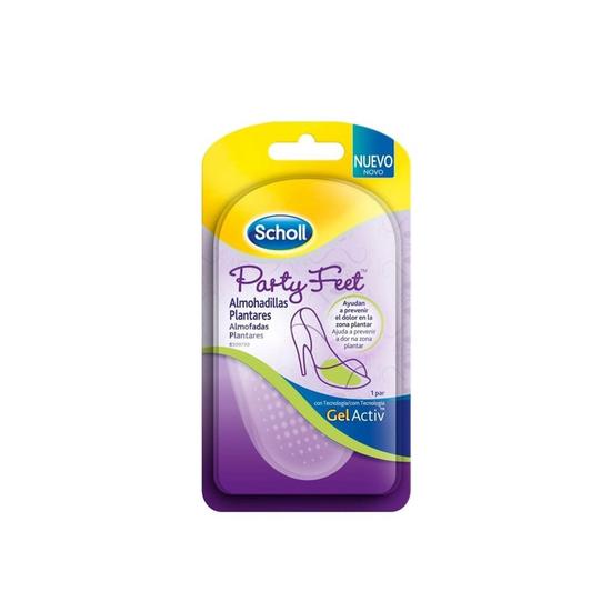 Scholl Party Feet Invisible Gel Ball Of Foot Cushions x2