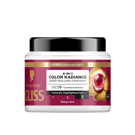 Schwarzkopf Gliss 4-In-1 Colour Radiance Bond-Building Hair Mask 400ml