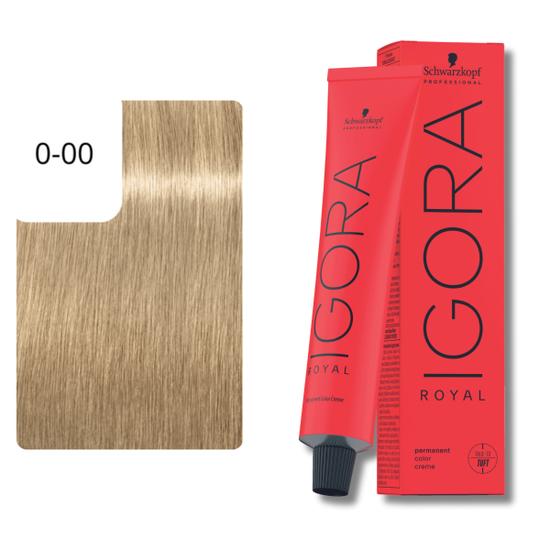 Schwarzkopf Professional Igora Royal Permanent Colour Creme 60Ml / 0-00
