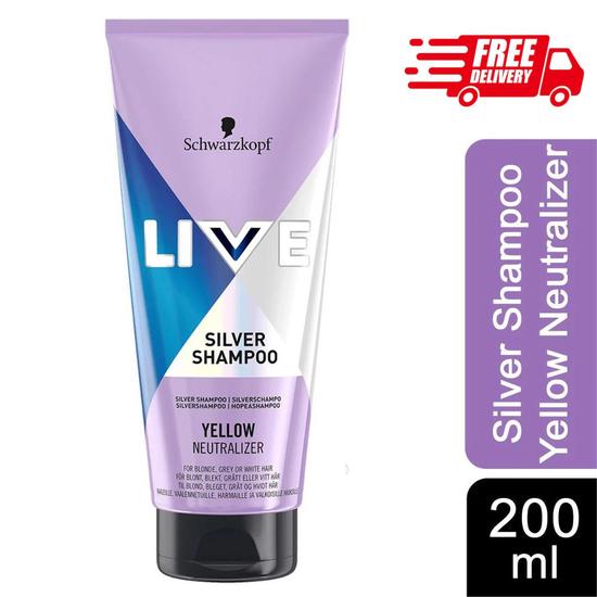 Schwarzkopf Live Anti-Yellow Silver Shampoo 200ml