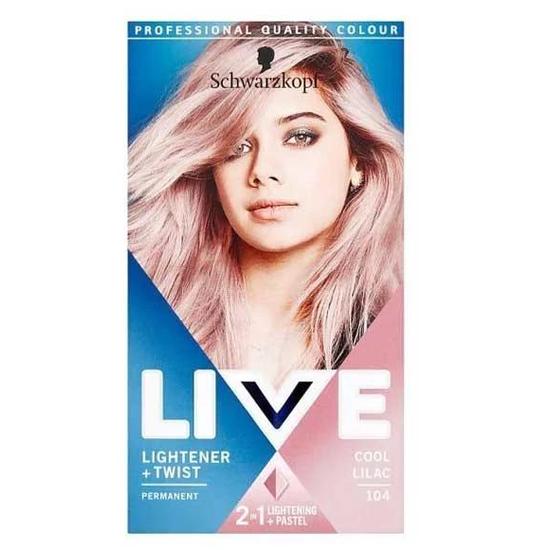 Schwarzkopf Live Lightener Plus Twist Permanent Colour 104 Cool Lilac