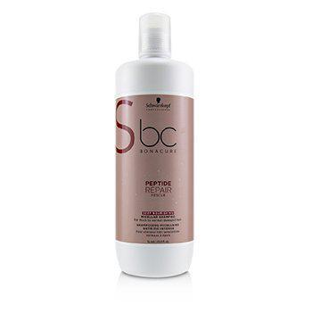 Schwarzkopf Professional BC Bonacure Peptide Repair Rescue Deep Nourishing Micellar Shampoo 1litre