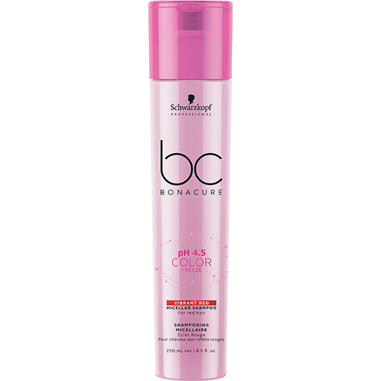 Schwarzkopf Professional BC Bonacure pH 4.5 Colour Freeze Vibrant Red Micellar Shampoo 250ml