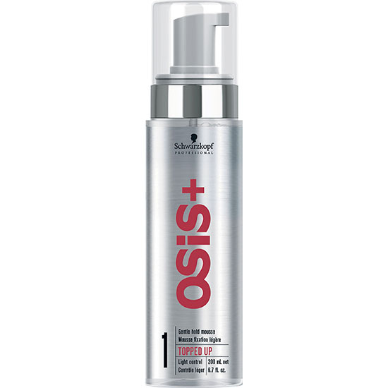 Schwarzkopf Professional Osis+ Topped Up Gentle Hold Mousse 200ml