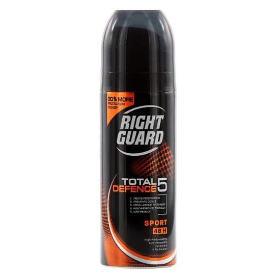 Schwarzkopf Right Guard Total Defence 5 Sport Anti Perspirant 2x150ml / Orignal Twin Pack