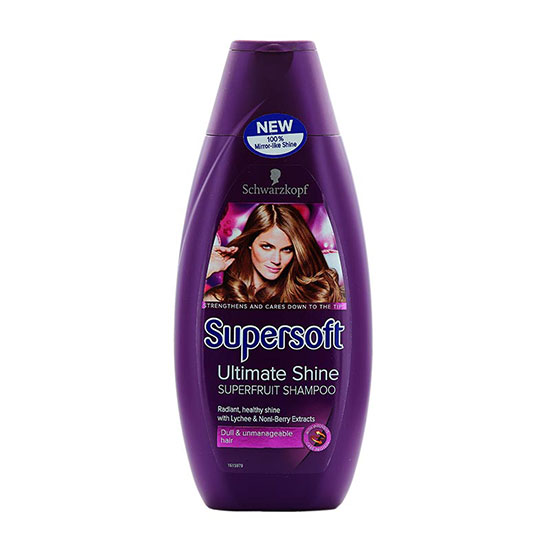 Schwarzkopf Supersoft Ultimate Shine Superfruit Shampoo 400m
