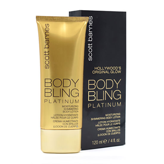 Scott Barnes Body Bling Shimmering Lotion Original Platinum 120ml