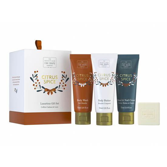 Scottish Fine Soaps Citrus Spice Luxurious Gift Set