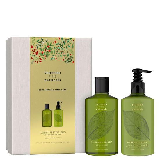 Scottish Fine Soaps Coriander & Lime Leaf Luxury Festive Duo