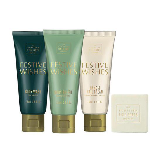 Scottish Fine Soaps Festive Wishes Luxurious Gift Set