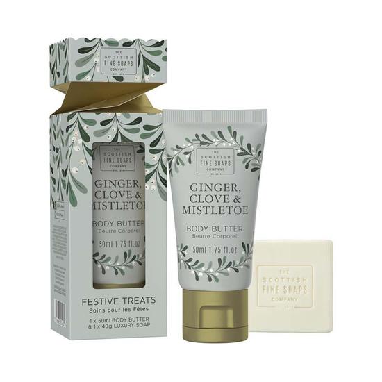 Scottish Fine Soaps Ginger, Clove & Mistletoe Festive Treats