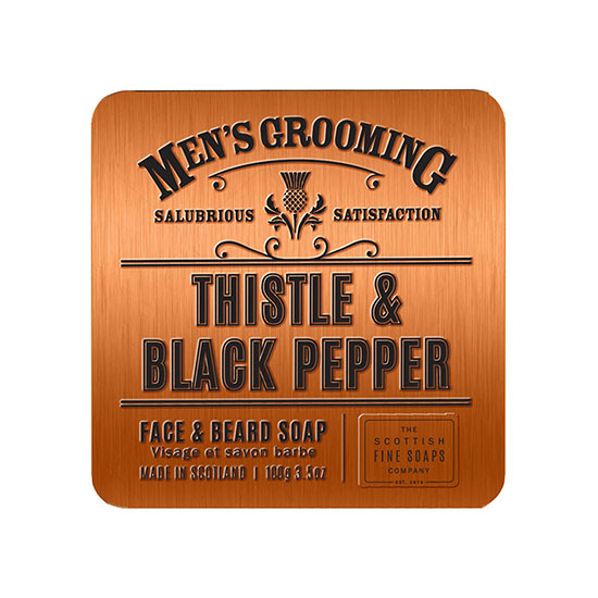 Scottish Fine Soaps Men's Grooming Face & Beard Soap 100g