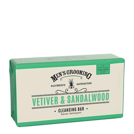 Scottish Fine Soaps Men's Grooming Vetiver & Sandalwood Cleansing Body Bar