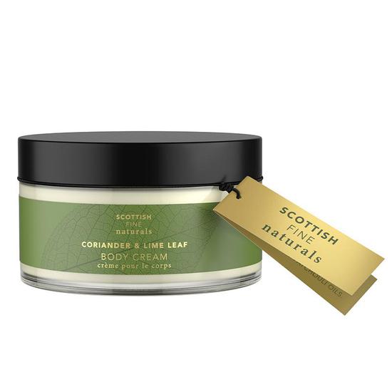 Scottish Fine Soaps Naturals Coridander & Lime Leaf Body Cream 200ml