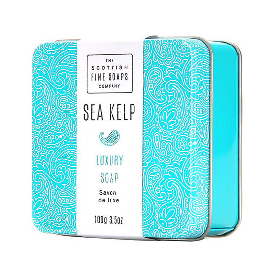 Scottish Fine Soaps Sea Kelp Soap In A Tin 100g