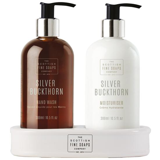 Scottish Fine Soaps Silver Buckthorn Hand Care Set