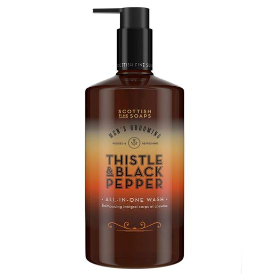 Scottish Fine Soaps Thistle & Black Pepper All-In-One Wash