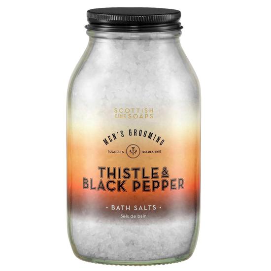 Scottish Fine Soaps Thistle & Black Pepper Bath Salts
