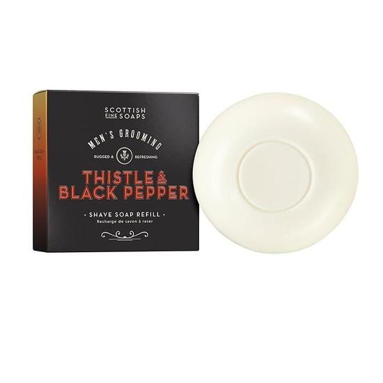 Scottish Fine Soaps Thistle & Black Pepper Shave Soap