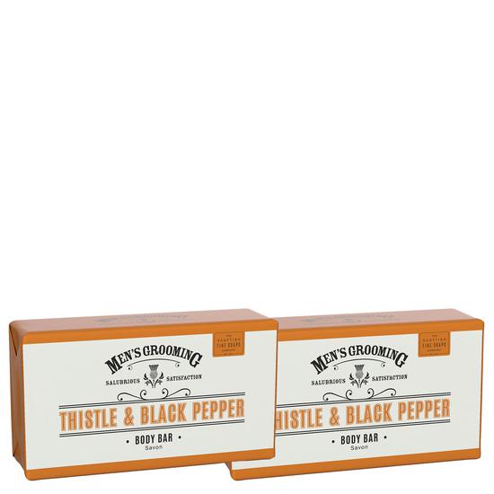 Scottish Fine Soaps Thistle & Black Pepper Soap Bar 220g