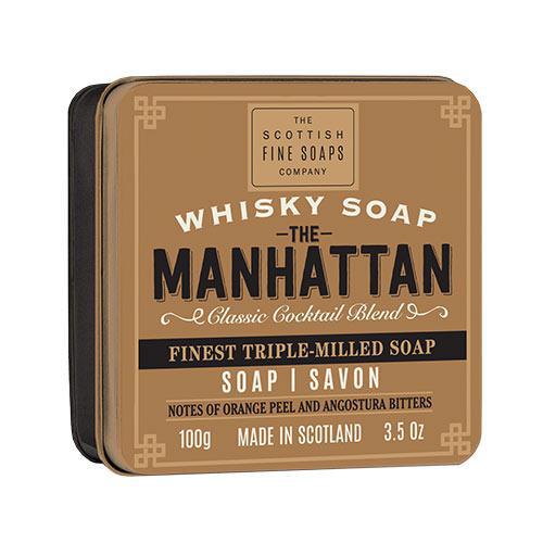 Scottish Fine Soaps Whisky Cocktail Manhattan Soap In A Tin 100g