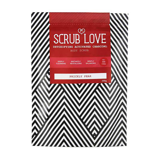 Scrub Love Active Charcoal Scrub Prickly Pear 200g