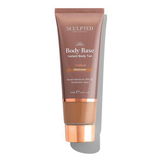 Sculpted by Aimee Connolly Body Base Shimmer Instant Tan SPF 30 Medium