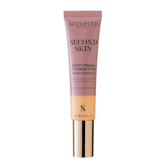 Sculpted by Aimee Connolly Dewy Finish Second Skin Foundation 5.25 Tan Neutral