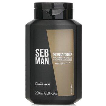 Sebastian Professional Seb Man The Multitasker Hair, Beard, Body Wash 250ml