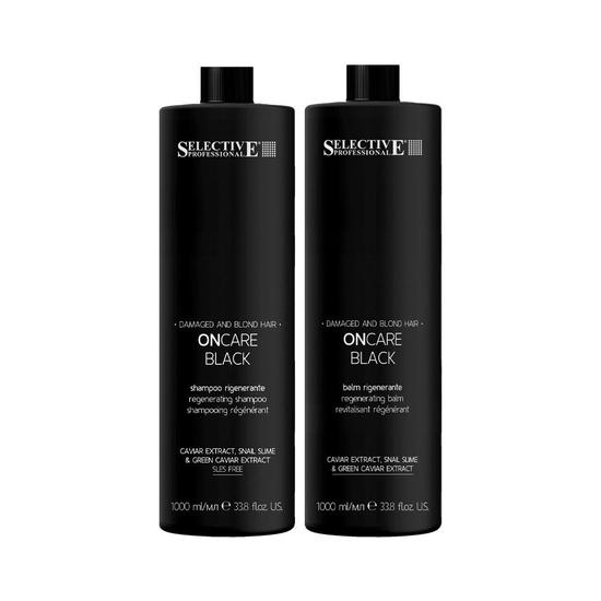 Selective Professional Oncare Black Litre Shampoo & Conditioner Duo For Blonde & Damaged Hair