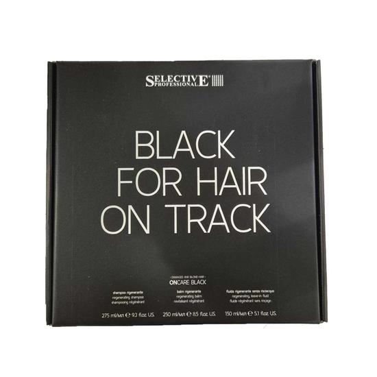 Selective Professional Oncare Black Trio Box Contains Shampoo, Conditioner & Leave-In Cream