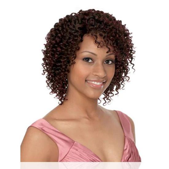 Sensationnel Premium Plus Human Hair Cork Screw Weaving 10 / 1B/BGT