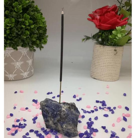 Sense Aroma Blue Lapis Lazuli Stone Incense Holder