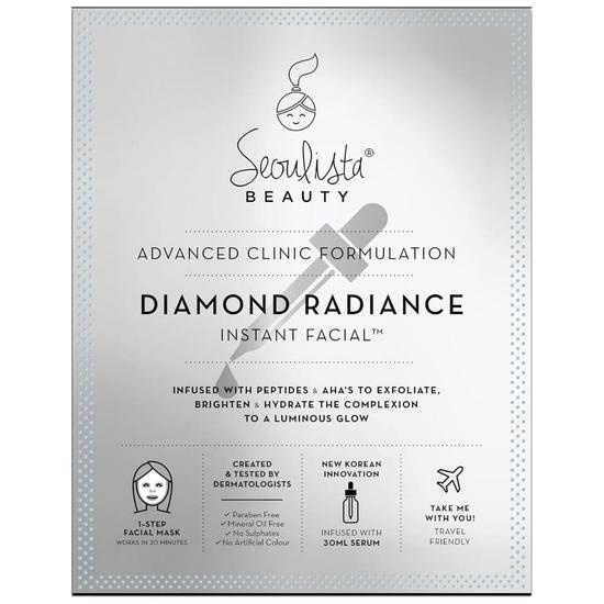 Seoulista Diamond Radiance Instant Facial One Mask