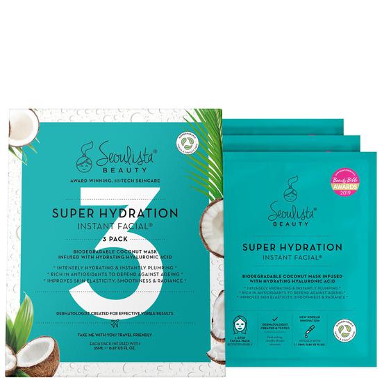Seoulista Super Hydration Instant Facial 3 Pack