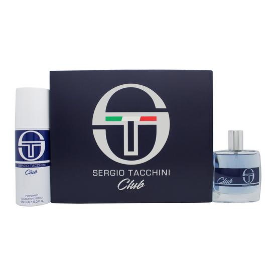 Sergio Tacchini Club By Sergio Tacchini Eau De Toilette Spray 50ml Deodorant Spray 150ml